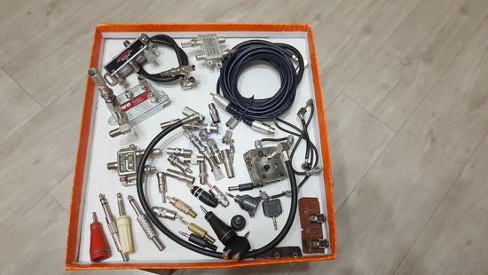 Разъёмы, штекеры, разветвители и другое. ВСЁ ОДНИМ ЛОТОМ