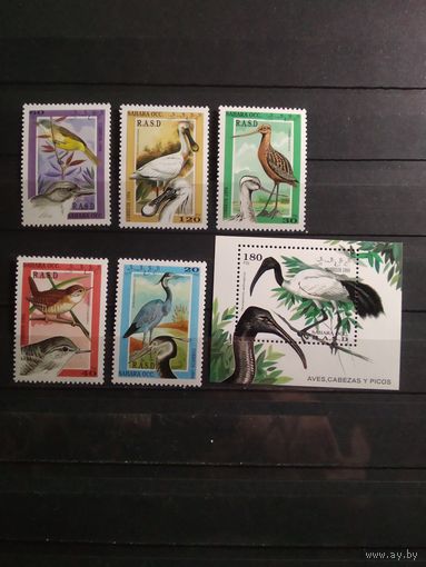 Сахара 1994 г. Птицы.