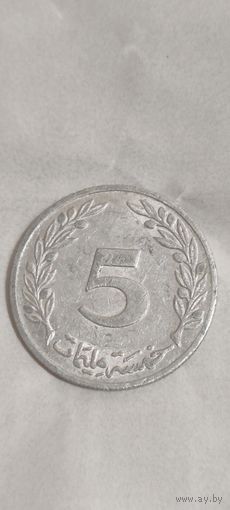 Тунис 5 милим 1983