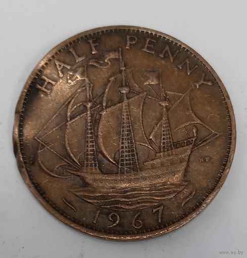 1/2 пенни 1967
