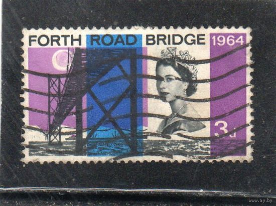 Великобритания. Mi:GB 382. Мост Форт Роад.1964.