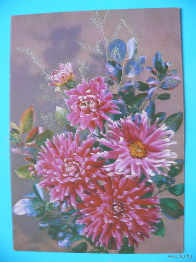 Дергилев И., Цветы; 1986, 1987, чистая.