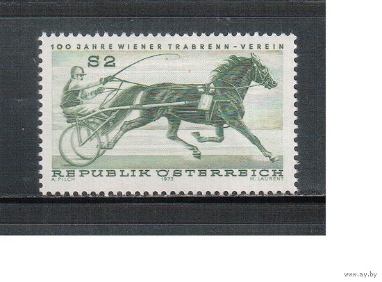 Австрия-1973,(Мих.1426)  *  , Спорт, Лошади, Конный спорт(одиночка)
