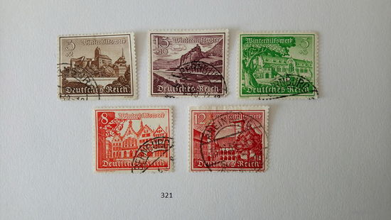 Марки. Германия. Рейх. 1939 год