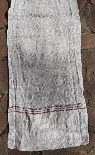 Рушник домотканый, лен.