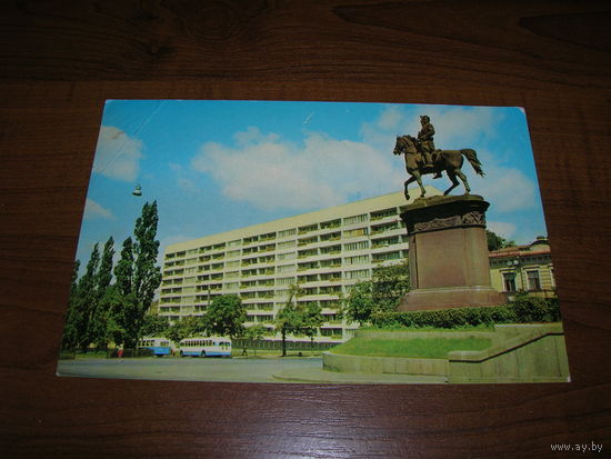 Киев Памятник Щорсу 1970 год чистая