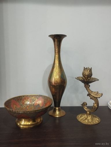 Набор Индия латунь 70-80 годы .