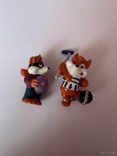 Киндер игрушки рыжий лис