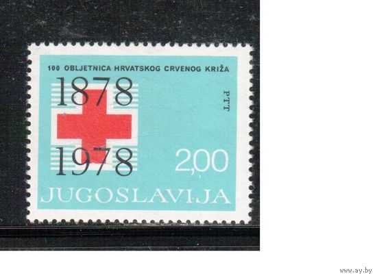 Югославия-1978(Мих.1748) **  , Красный Крест (одиночка)