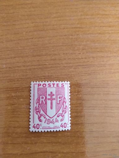 1944 Франция герб чистая клей MNH (1-10)
