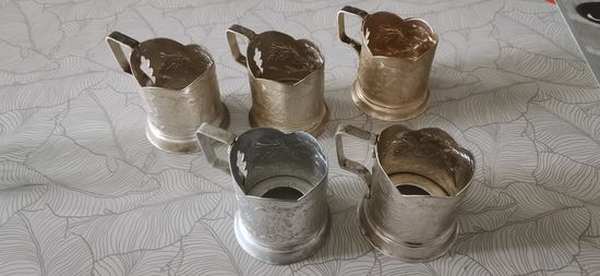 Подстаканники "Зубр" СССР