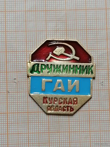 Дружинник ГАИ. Курская область.