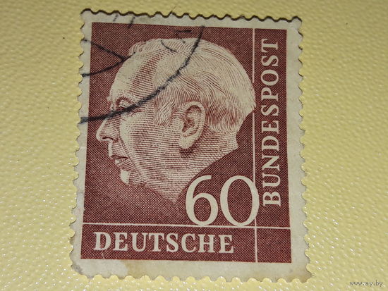 Германия ФРГ 1954, 1956 Стандарт. Теодор Хойс