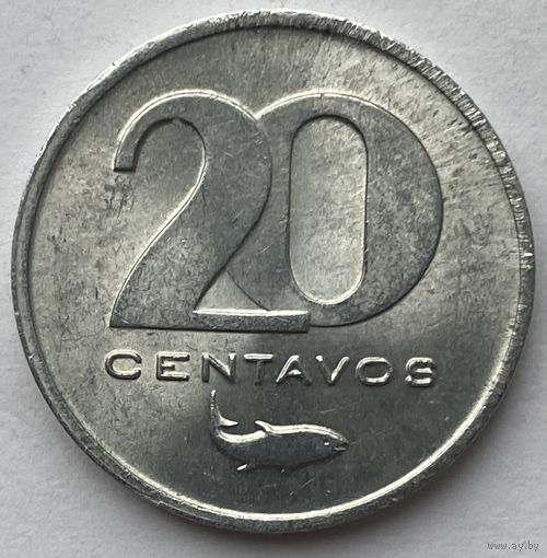 Кабо-Верде 20 сентаво 1977 г.
