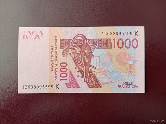 Сенегал 1000 франков 2012 UNC