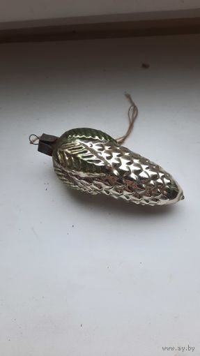 Ёлочная игрушка,,Шишка,,СССР.