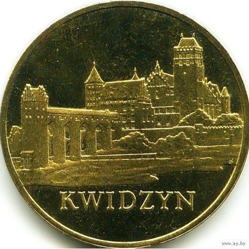 Польша 2 злотых, 2007 Древние города Польши - Квидзын UNC