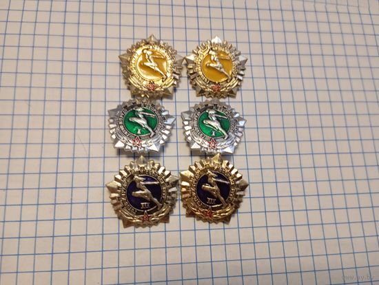 Значки 6шт