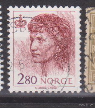 Королева Соня Известные люди личности  Норвегия 1992 год   лот 6