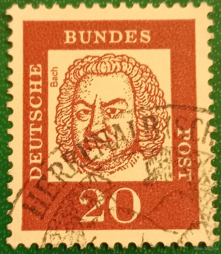 ФРГ 1961. Иоганн Себастьян Бах