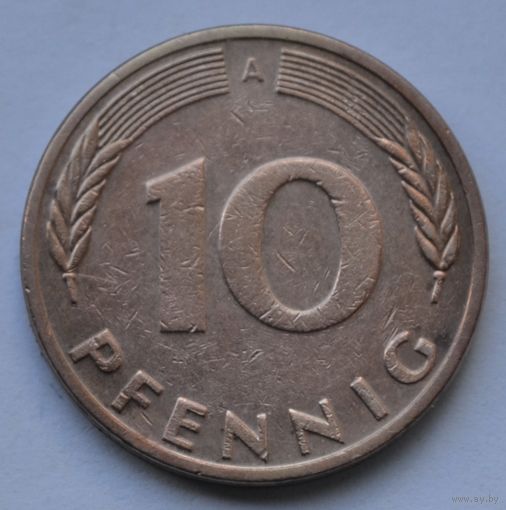 ФРГ. 10 пфеннигов 1991 г. A