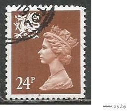 Британия(Уэльс). Королева Елизавета II. 1991г. Mi#57.