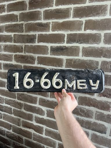 Номерной знак СССР (образца 1958г) - 666
