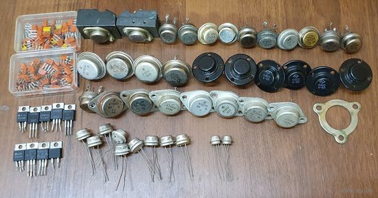 Транзисторы КТ, МП, П, ГТ. Сборный лот.