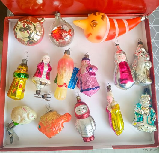 Лот Ёлочных игрушек , редкие.