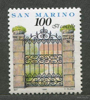 Садовая архитектура. Сан-Марино. 1994. Чистая