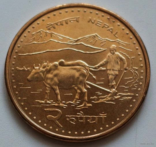 Непал 2 рупии 2009 год