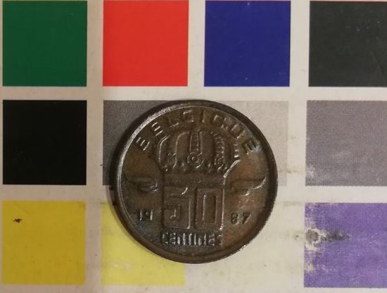 Бельгия (BELGIQUE) 50 сантимов 1987