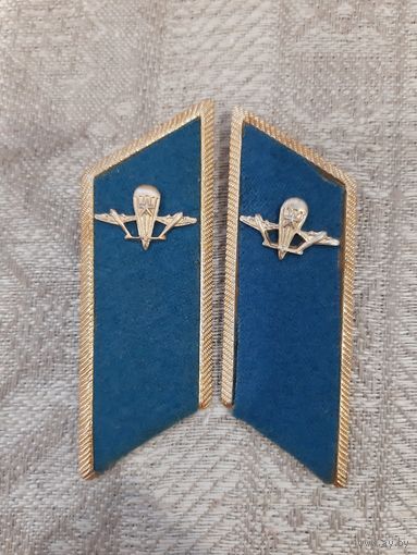 Петлицы ВДВ СССР НОВЫЕ ЗОЛОТИСТЫЕ КЛЕЙМА