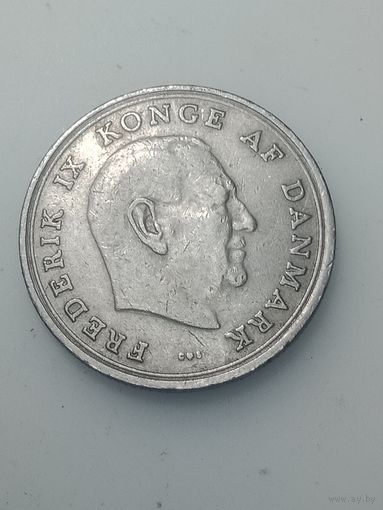 Дания 1 крона 1971 года .