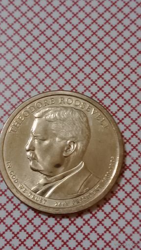 США 1 доллар 2013 D 26 президент Рузвельт