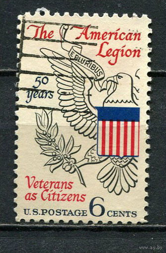 США - 1969 - Американский легион - [Mi. 979] - полная серия - 1 марка. Гашеная.  (Лот 57GQ)-T41P10