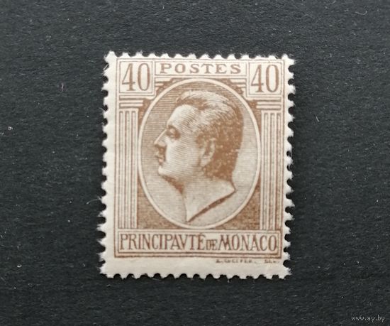 Монако 1924  Стандарт. Принц Луи II   Mi:MC 85