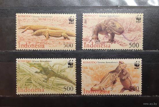 Индонезия. 2000 год. Фауна. Пресмыкающиеся. Вараны (1066)