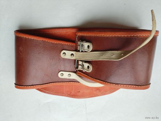 Пояс ортопедический кожаный. размер 84-93 см