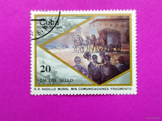Куба. ( 1 марка ) 1986 года. 10-20.