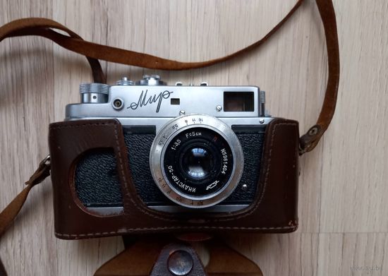 РЕДКИЙ Фотоаппарат Мир. Индустар 50.