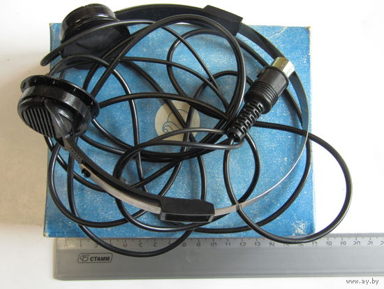 "Вега ТДС-13". Наушники. Новые. "Телефон головной динамический стереофонический". В оригинальной упаковке с паспортом. м