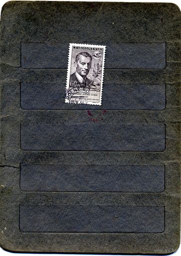 ЧЕХОСЛОВАКИЯ, 1959, известные люди, серия   1м   гашеная