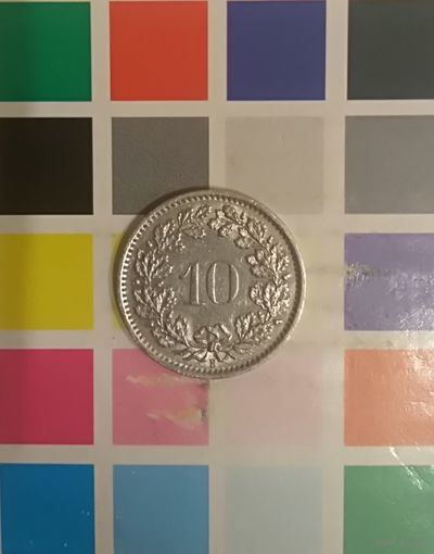 Швейцария 10 рапенов 1965B