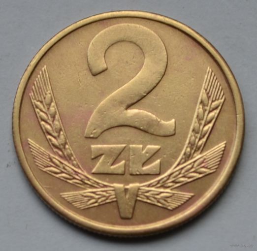 Польша, 2 злотых 1987 г.