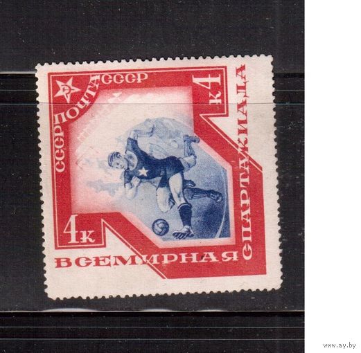 СССР-1935, (Заг.409),  * , Спорт, Футбол