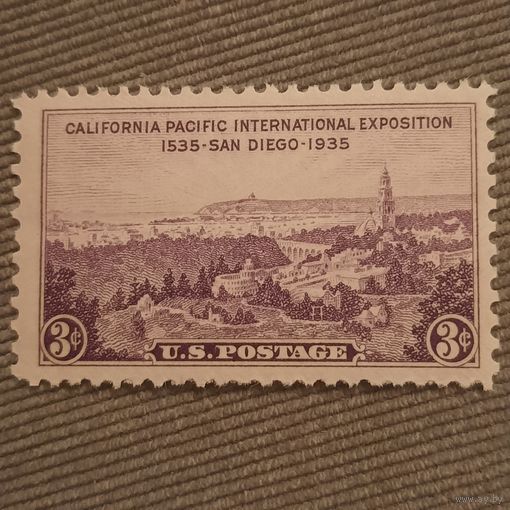 США 1935. Калифорнийско-тихоокеанская выставка в Сан-Диего. Полная серия
