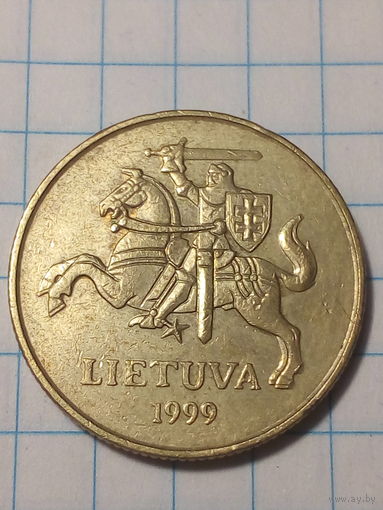 50 центов Литва 1999 год.