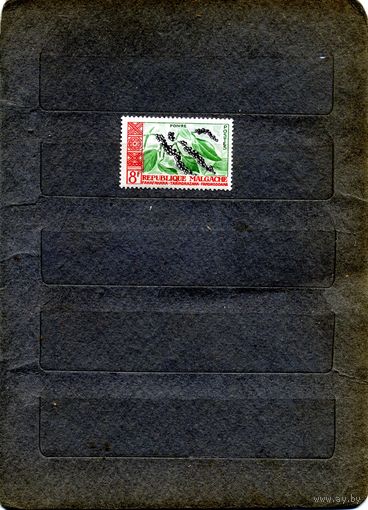 МАДАГАСКАР, 1960, флора 1м мих 452 0,63евро