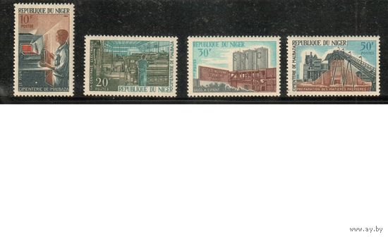 Нигер-1966 (Мих.141-144) **, Заводы (полная серия)